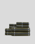 4+4 Organic Plush Bath Bundle - Thyme Windowpane