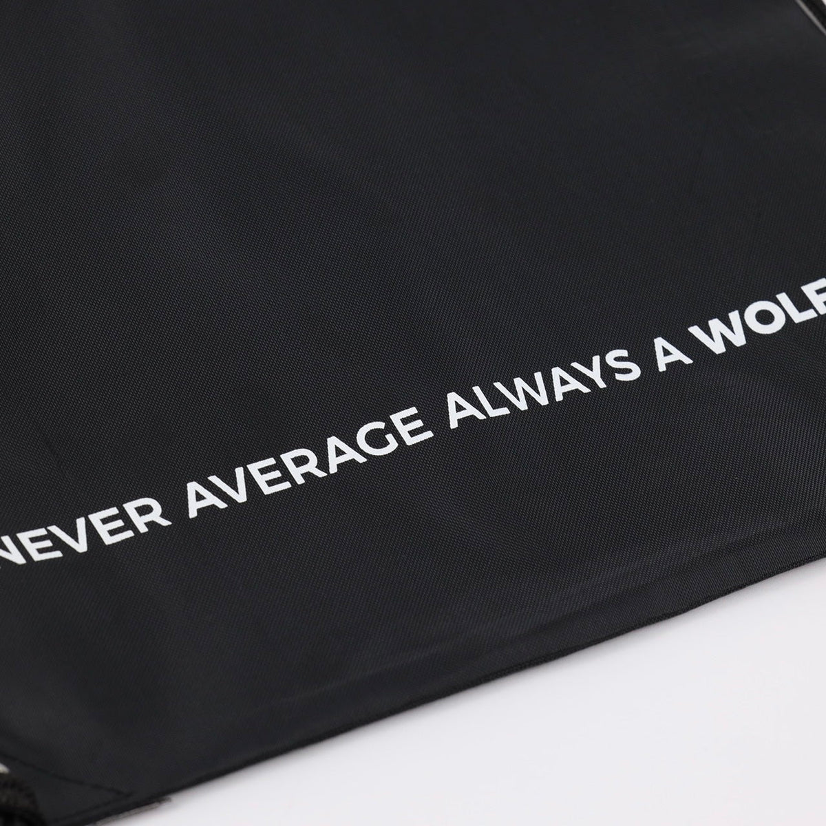 Black Draw String Sackpack Bag - Image 6
