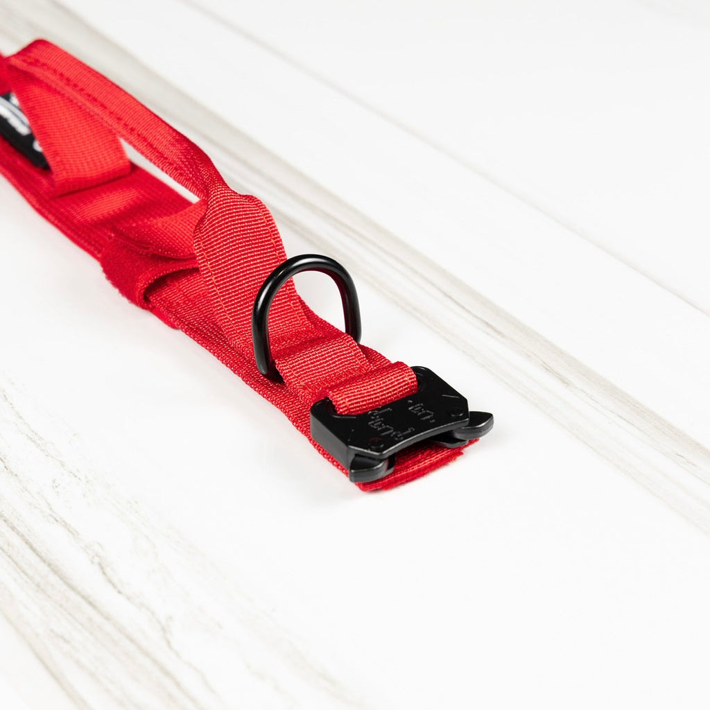Tactical Nylon Dog Collar Elite Red - Image 5
