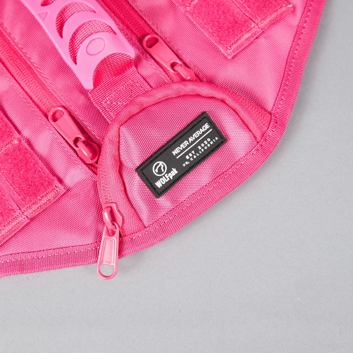Neon Pink Tactical Dog Vest Harness - Image 10