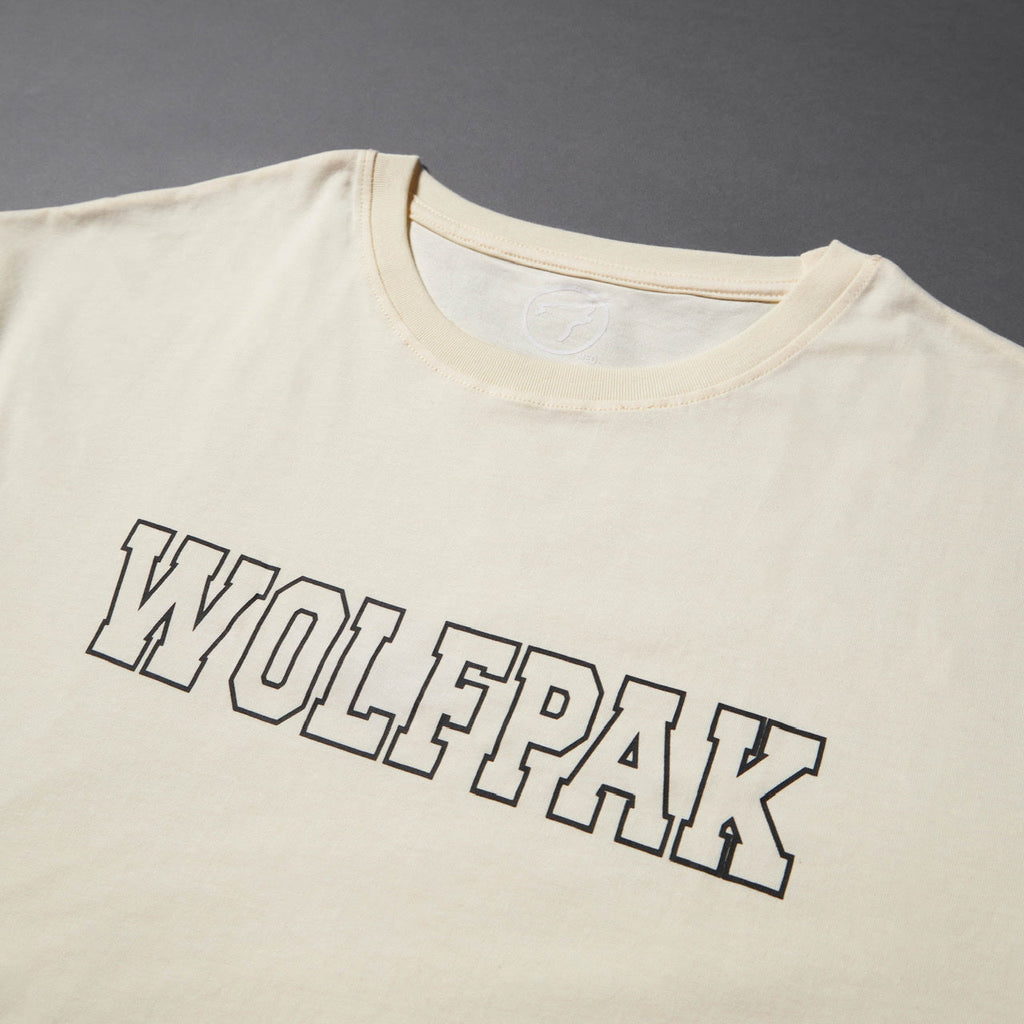 Women's Varsity Cropped Tee Cream - Image 7