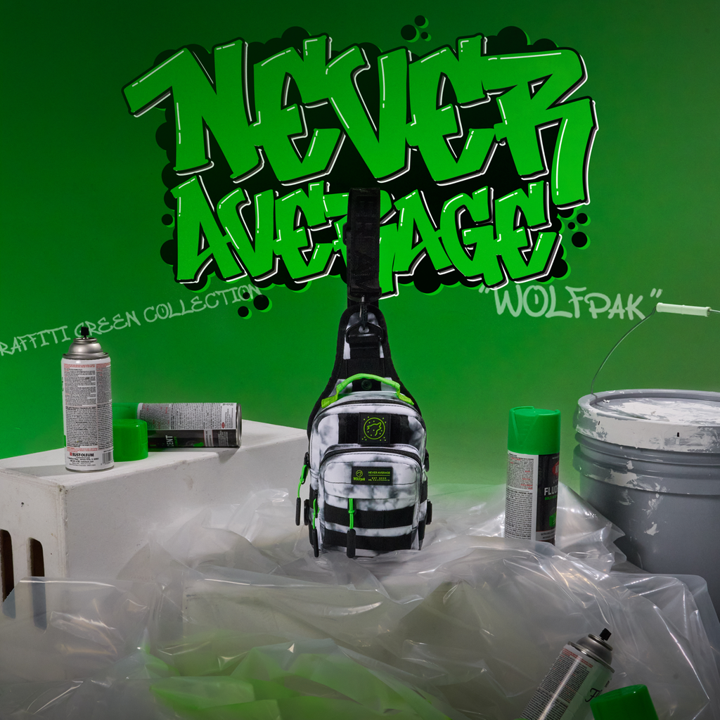 4L Mini Tactical Sling Bag Graffiti Green