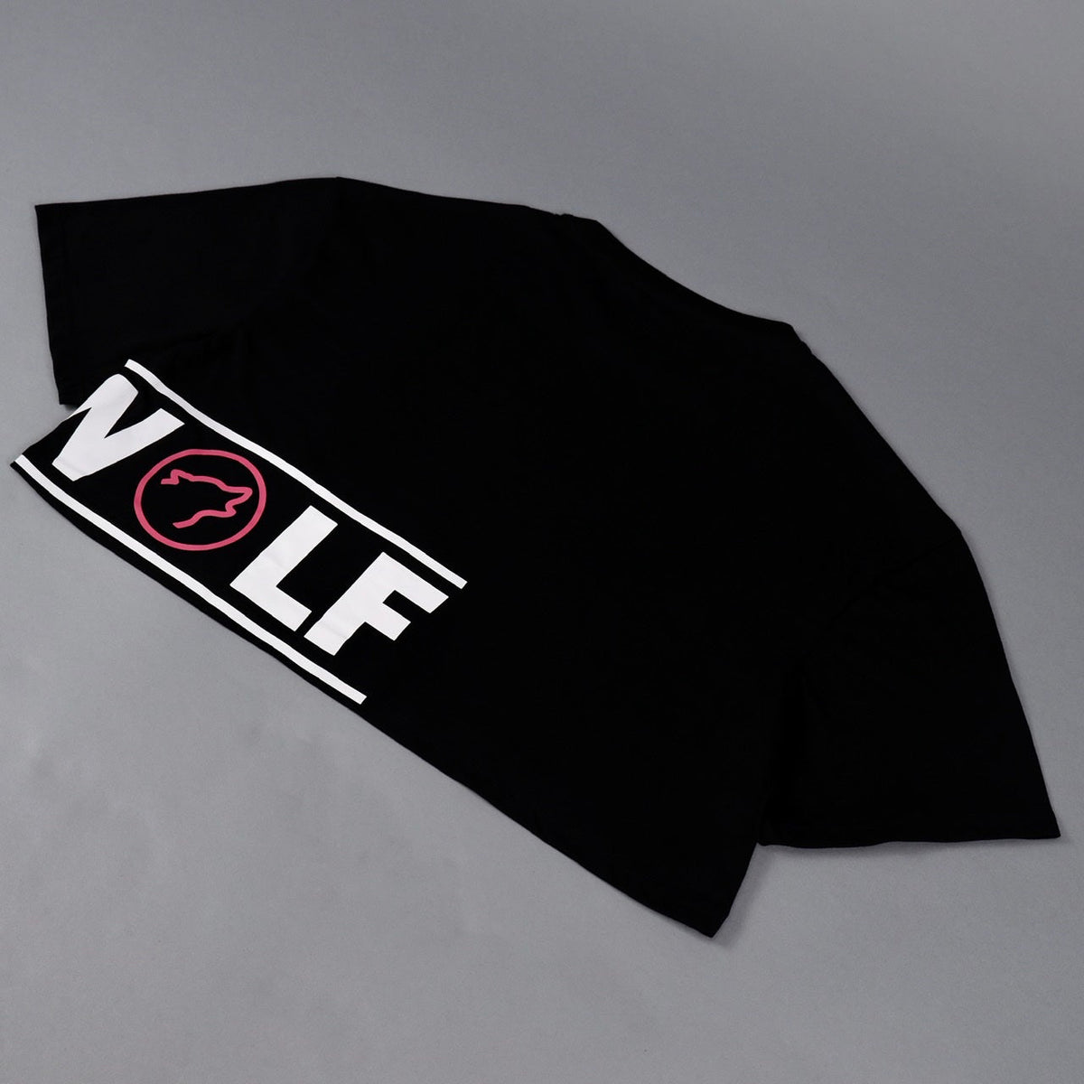Shewolf Black Oversized Cropped Tee - Image 4