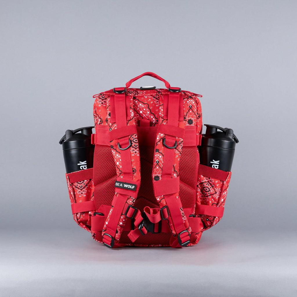 25L Backpack Red Bandana - Image 9