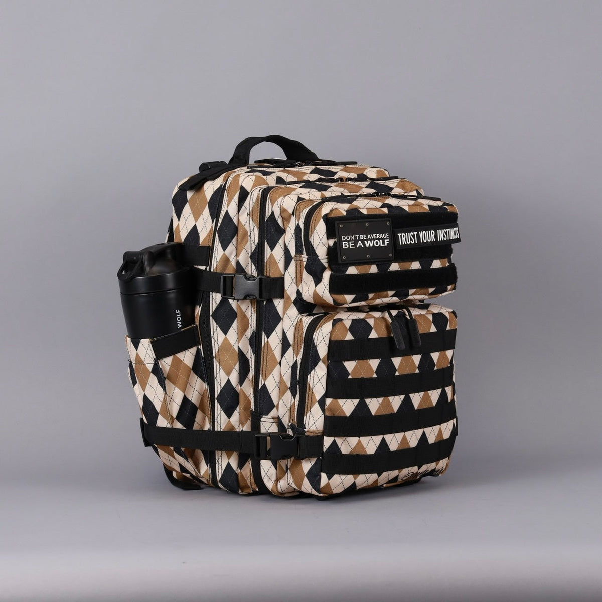 35L Backpack Argyle Print - Image 9