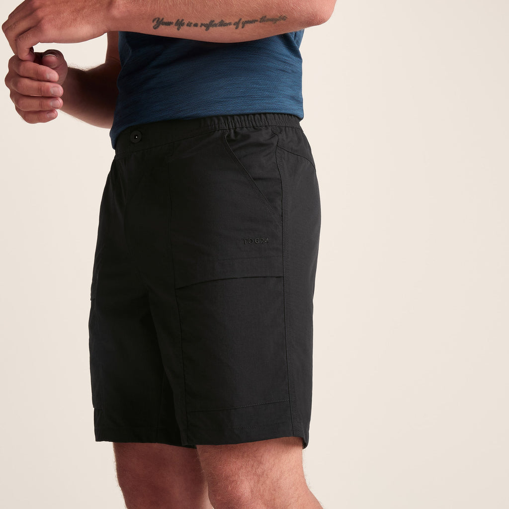 Activate Mens Performance Ripstop Shorts - Black - Image 3