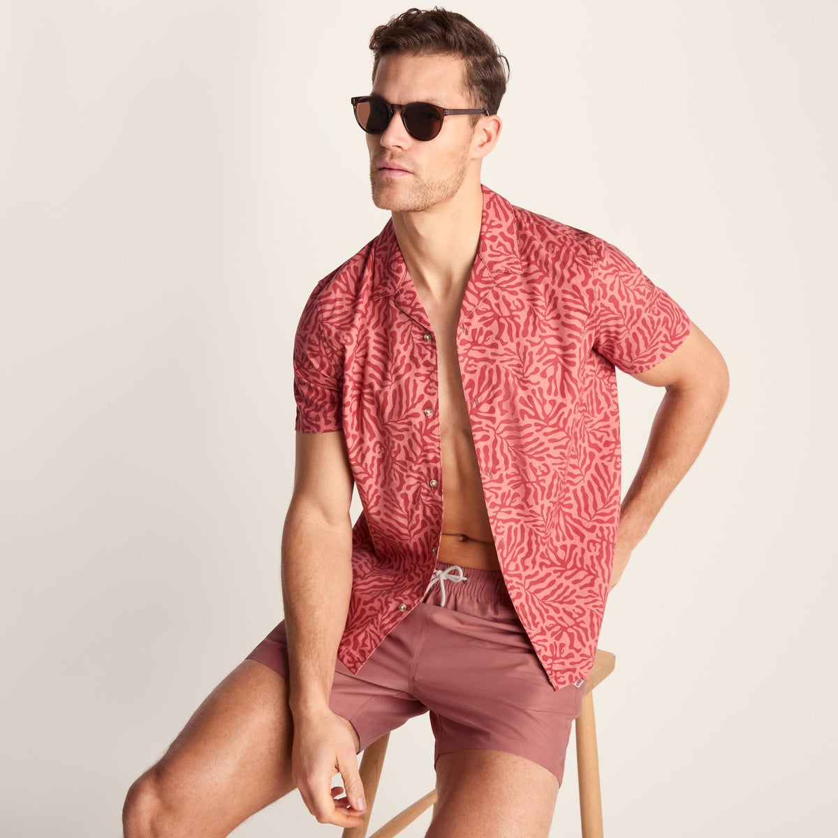 Adler Mens Swimshorts - Redwood - Image 4