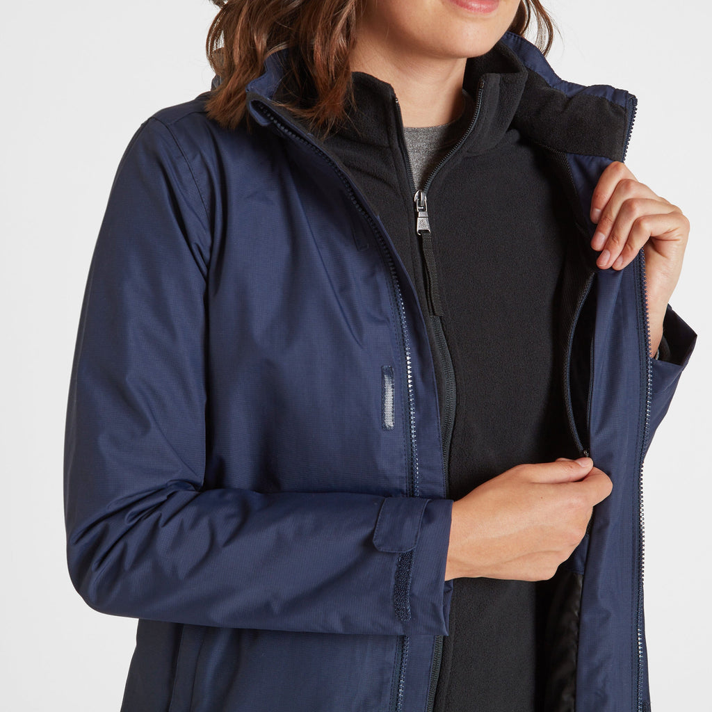Airton Womens Waterproof Jacket - Navy - Image 5