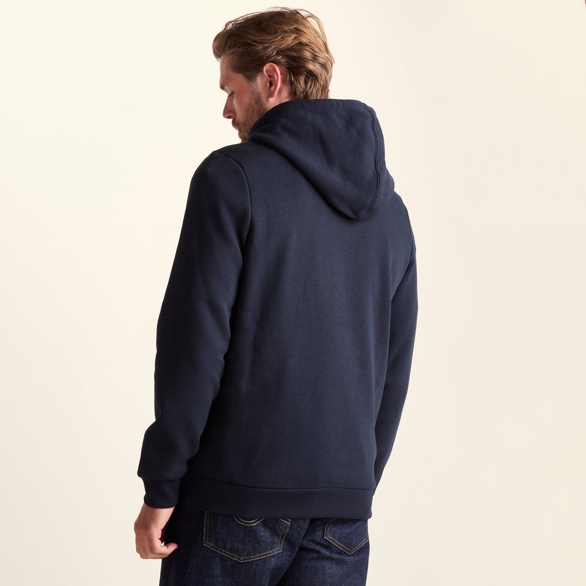Akerman Mens Supersoft Hoody - Dark Indigo - Image 3