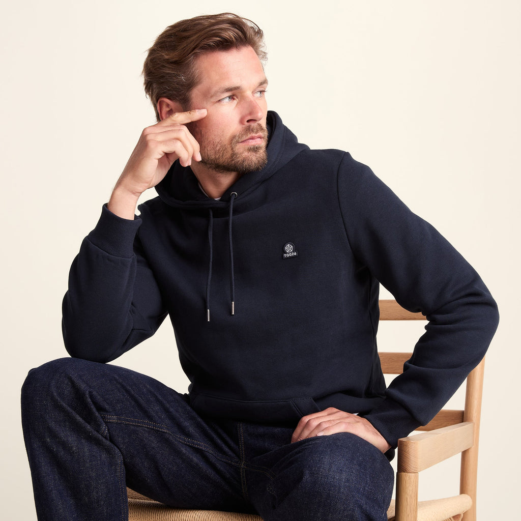 Akerman Mens Supersoft Hoody - Dark Indigo - Image 4