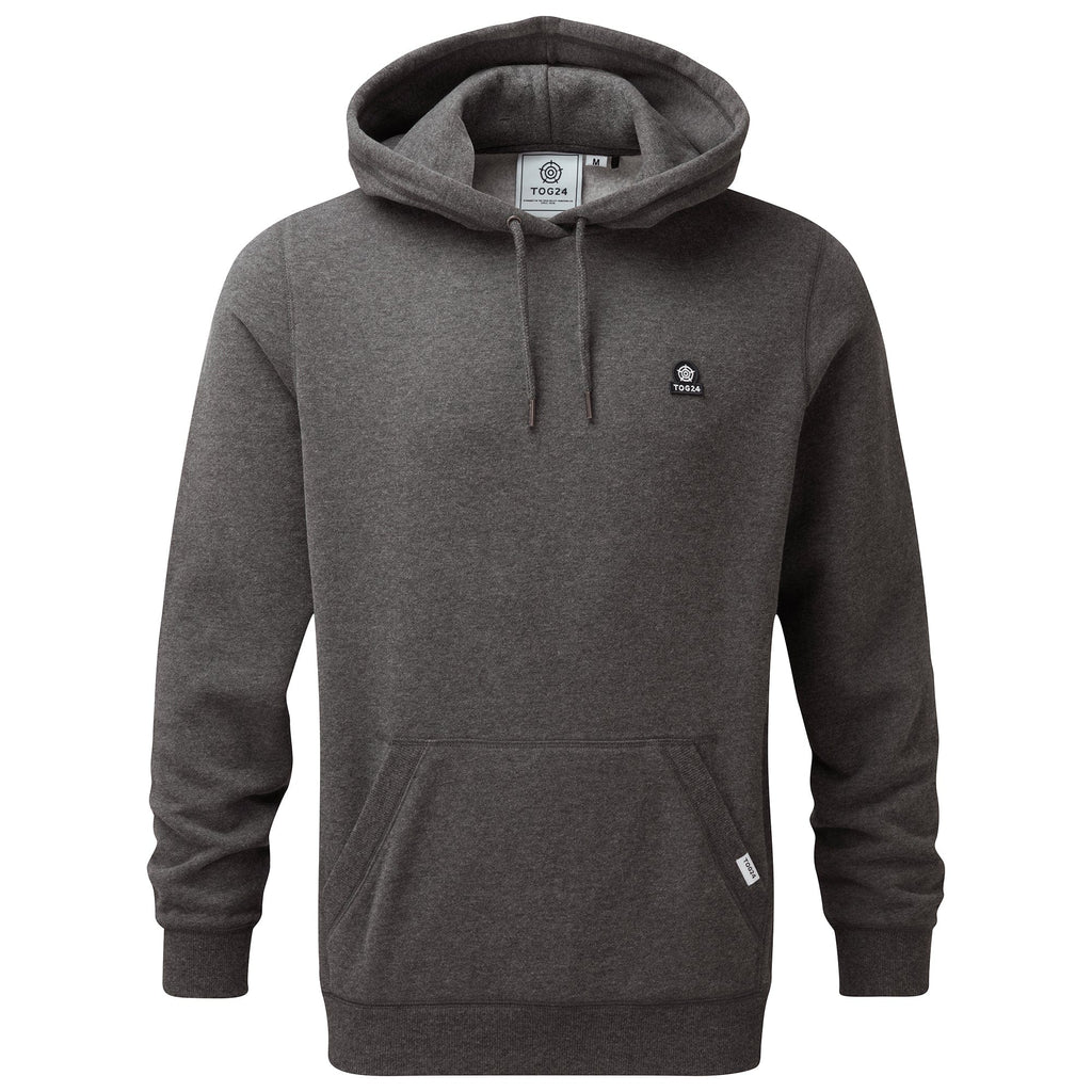 Akerman Mens Supersoft Hoody - Dark Grey Marl - Image 6