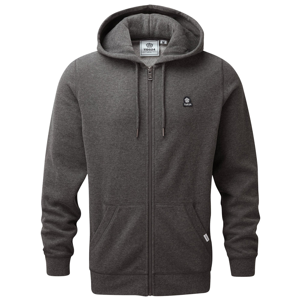 Alden Mens Supersoft Hoody - Dark Grey Marl - Image 4