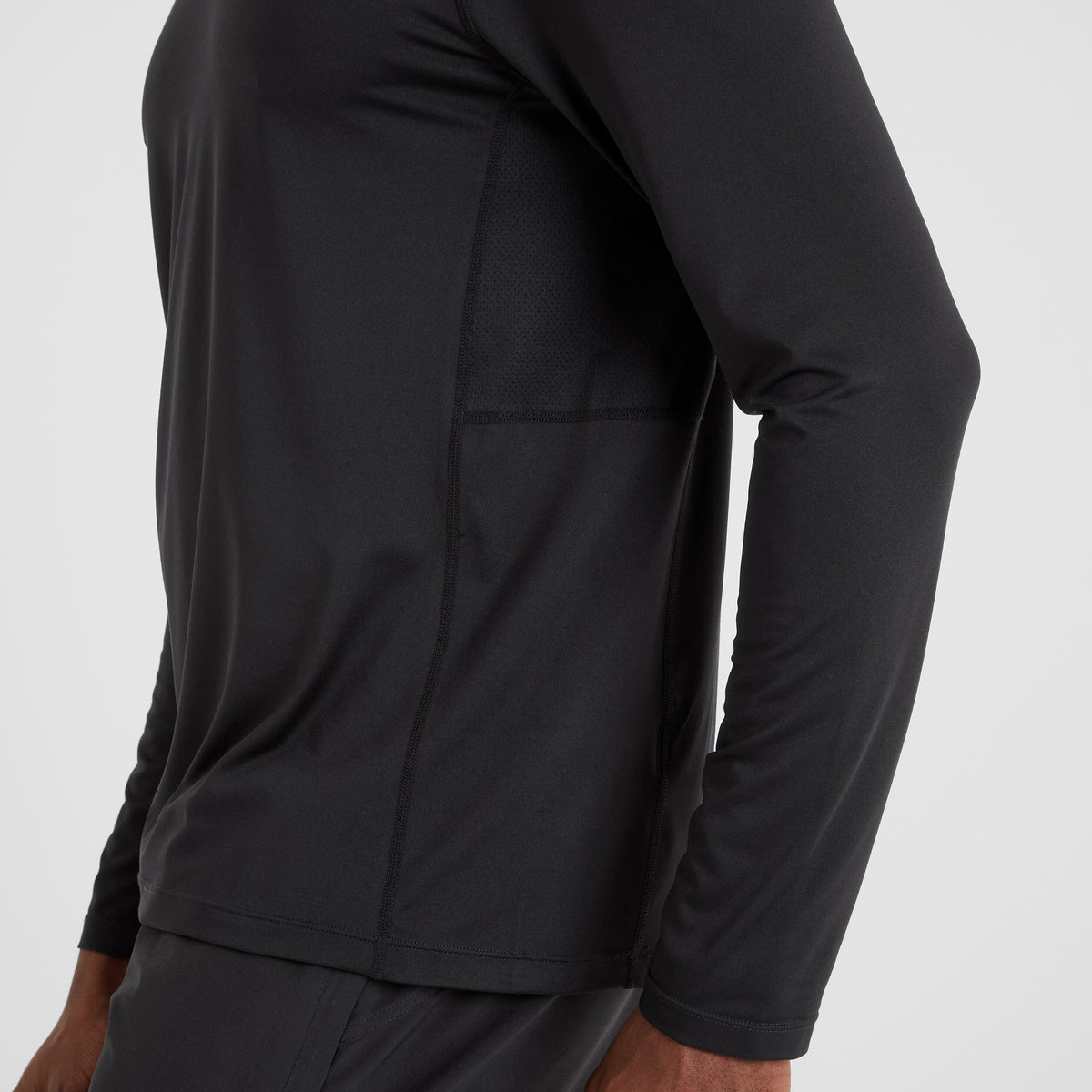 Aller Mens Long Sleeve Performance T-Shirt - Black - Image 8