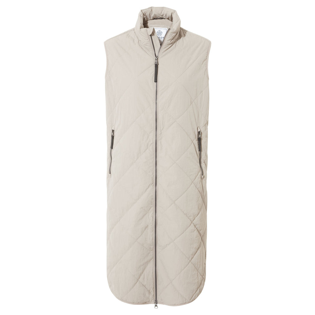 Anda Womens Shower Resistant Insulated Gilet - Dark Taupe - Image 8