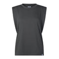 April Womens 100% Cotton Supersoft Boxy Fit Vest - Deep Slate - Image 7