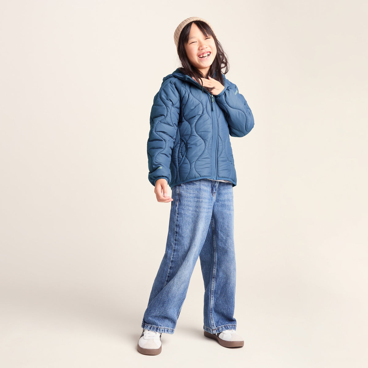 Arbor Kids Shower Resistant Padded Jacket - Blue Jay - Image 3