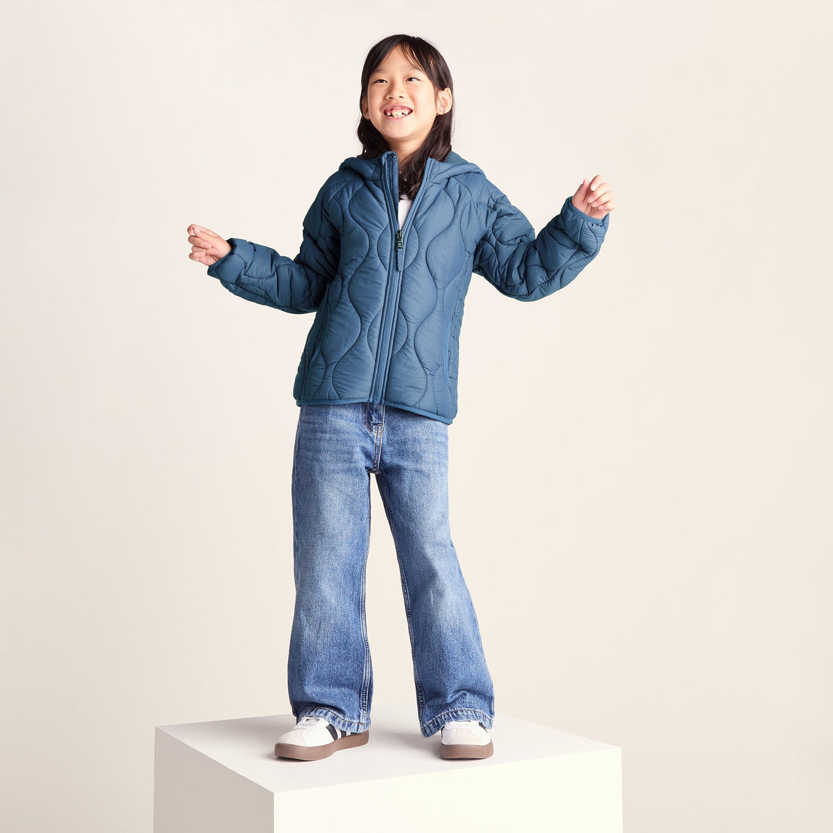 Arbor Kids Shower Resistant Padded Jacket - Blue Jay - Image 6