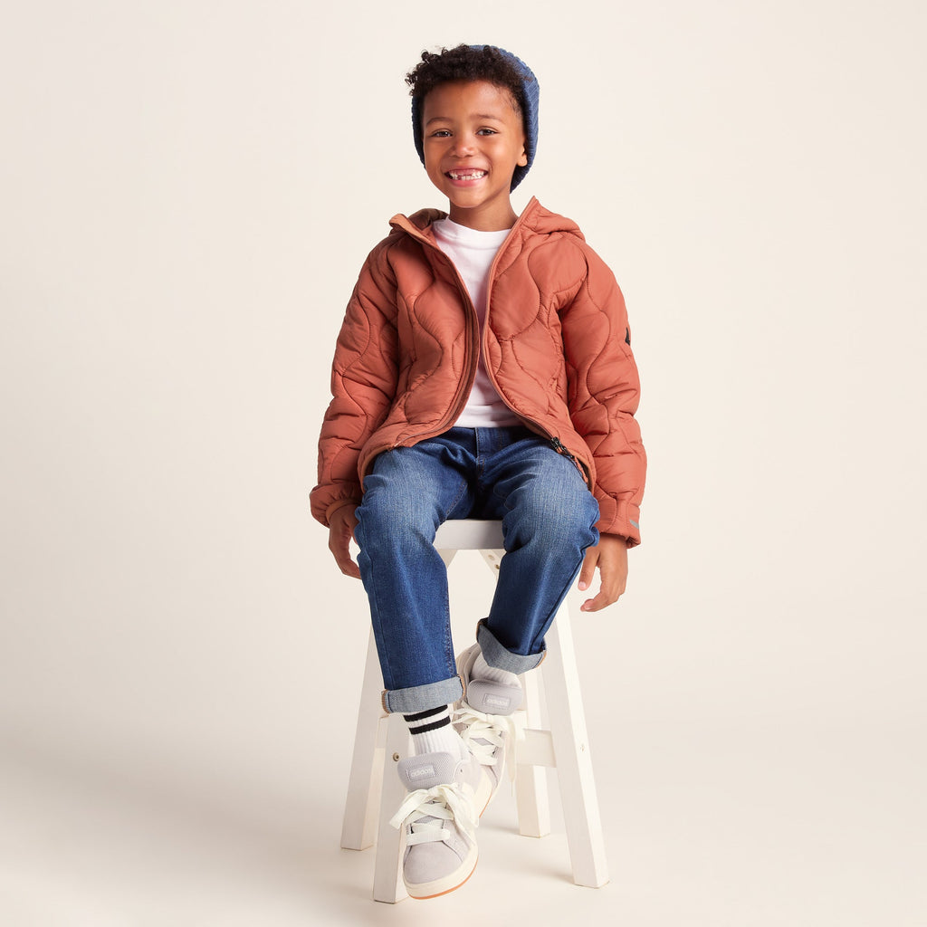 Arbor Kids Shower Resistant Padded Jacket - Canyon Orange - Image 4