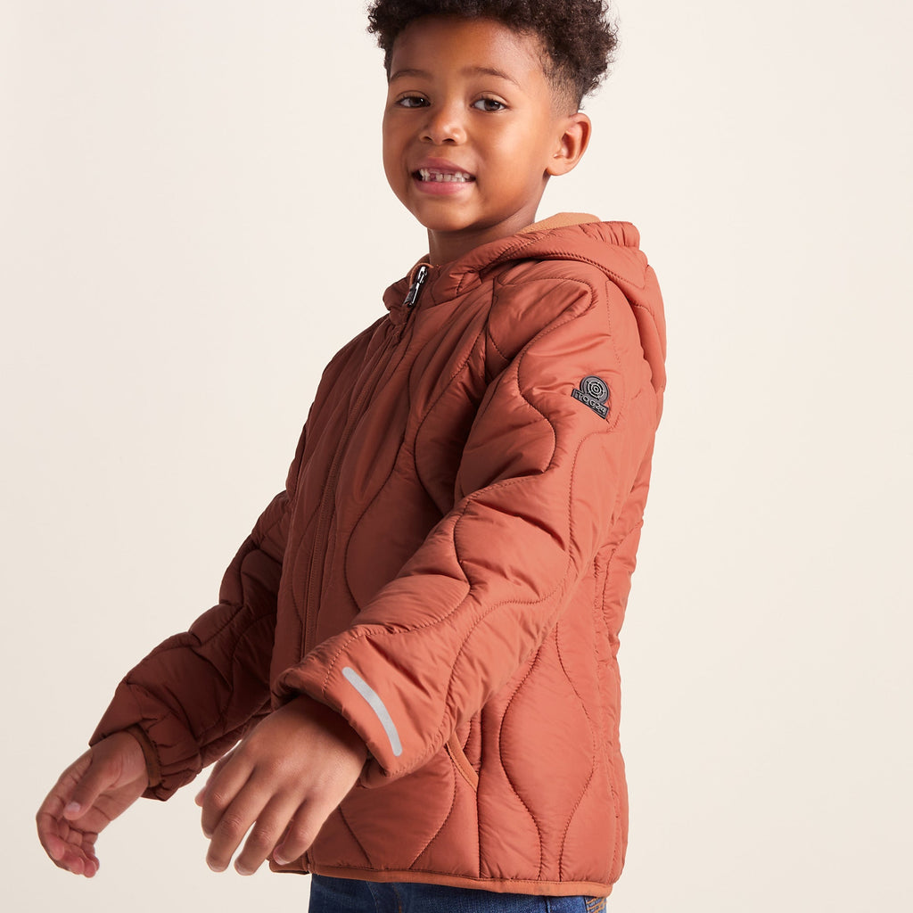 Arbor Kids Shower Resistant Padded Jacket - Canyon Orange - Image 5
