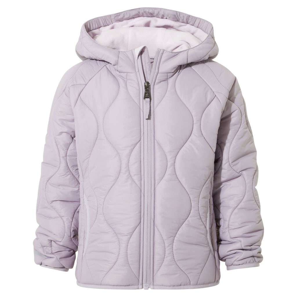 Arbor Kids Shower Resistant Padded Jacket - Lavender Grey - Image 8