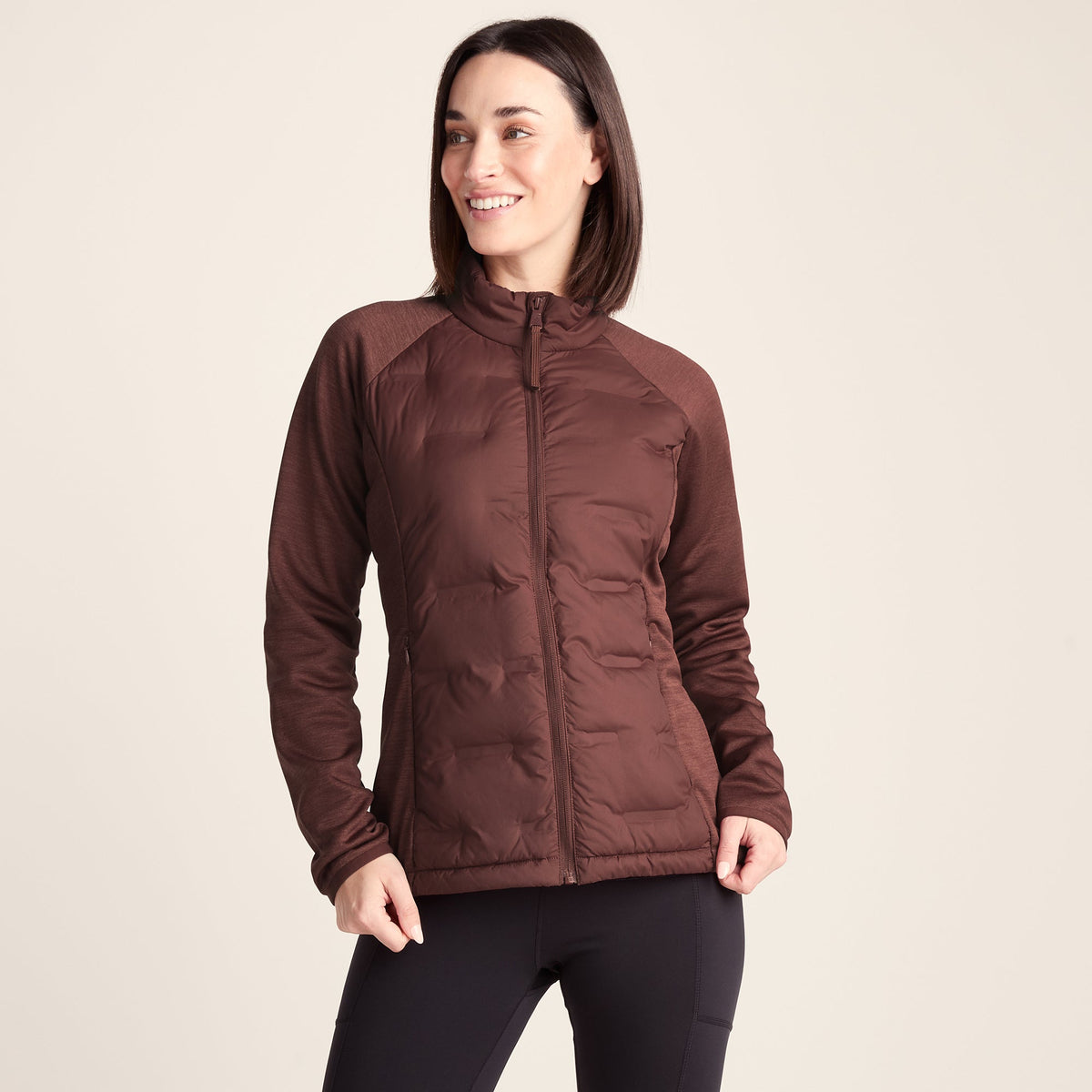 Arna Womens Lightweight Insulated Hybrid Jacket - Raspberry - Image 3