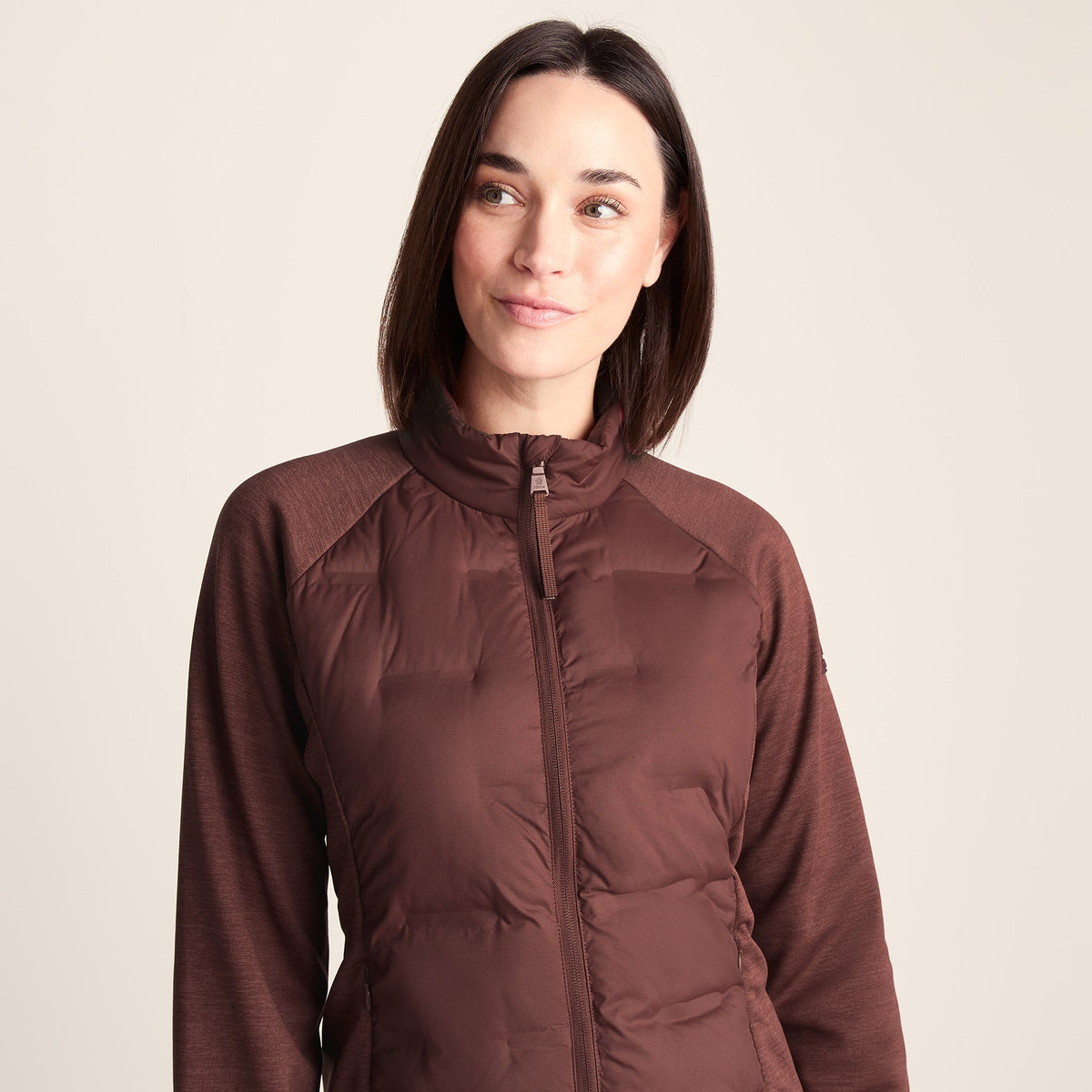 Arna Womens Lightweight Insulated Hybrid Jacket - Raspberry - Image 7