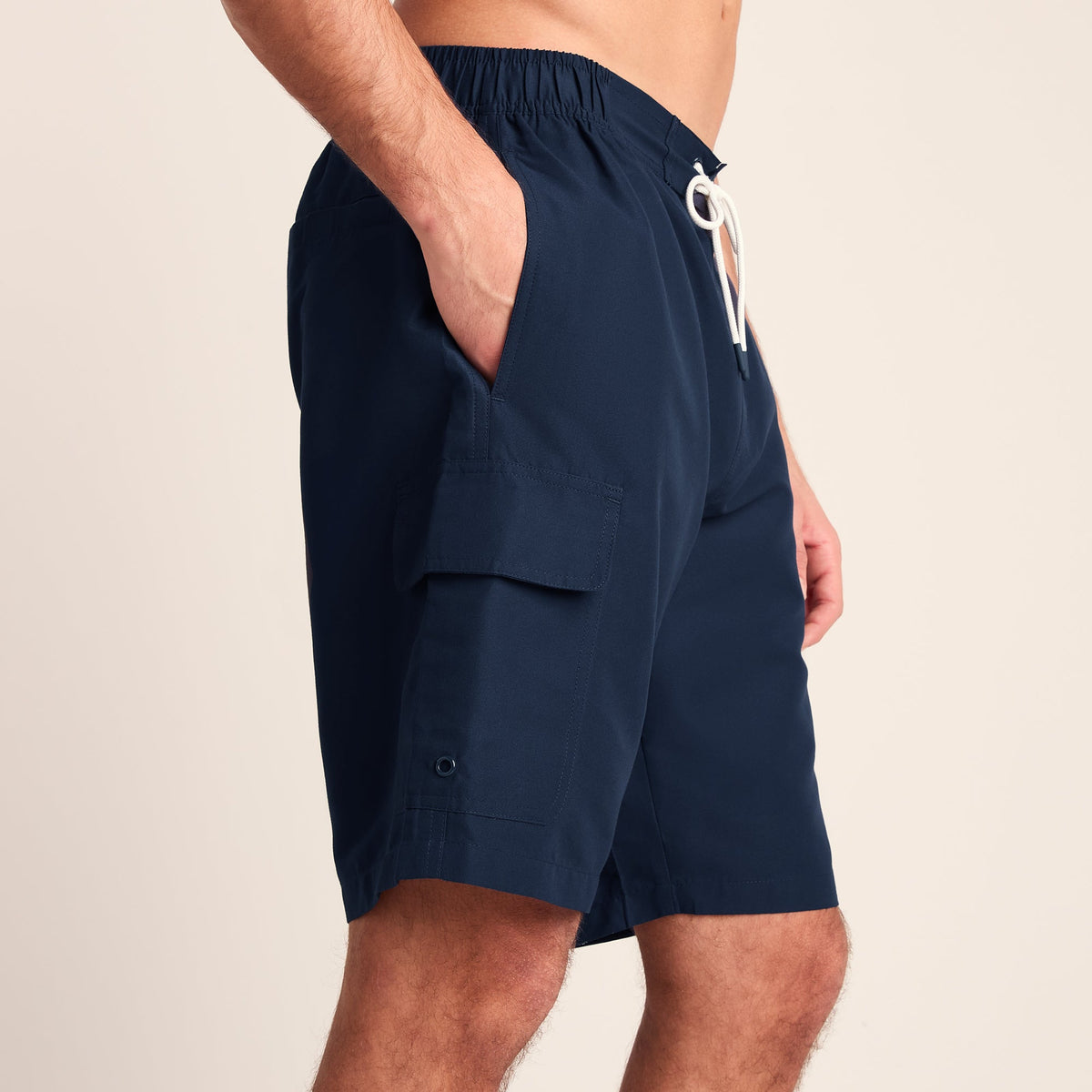 Aslan Mens Swimshorts - Dark Indigo - Image 4