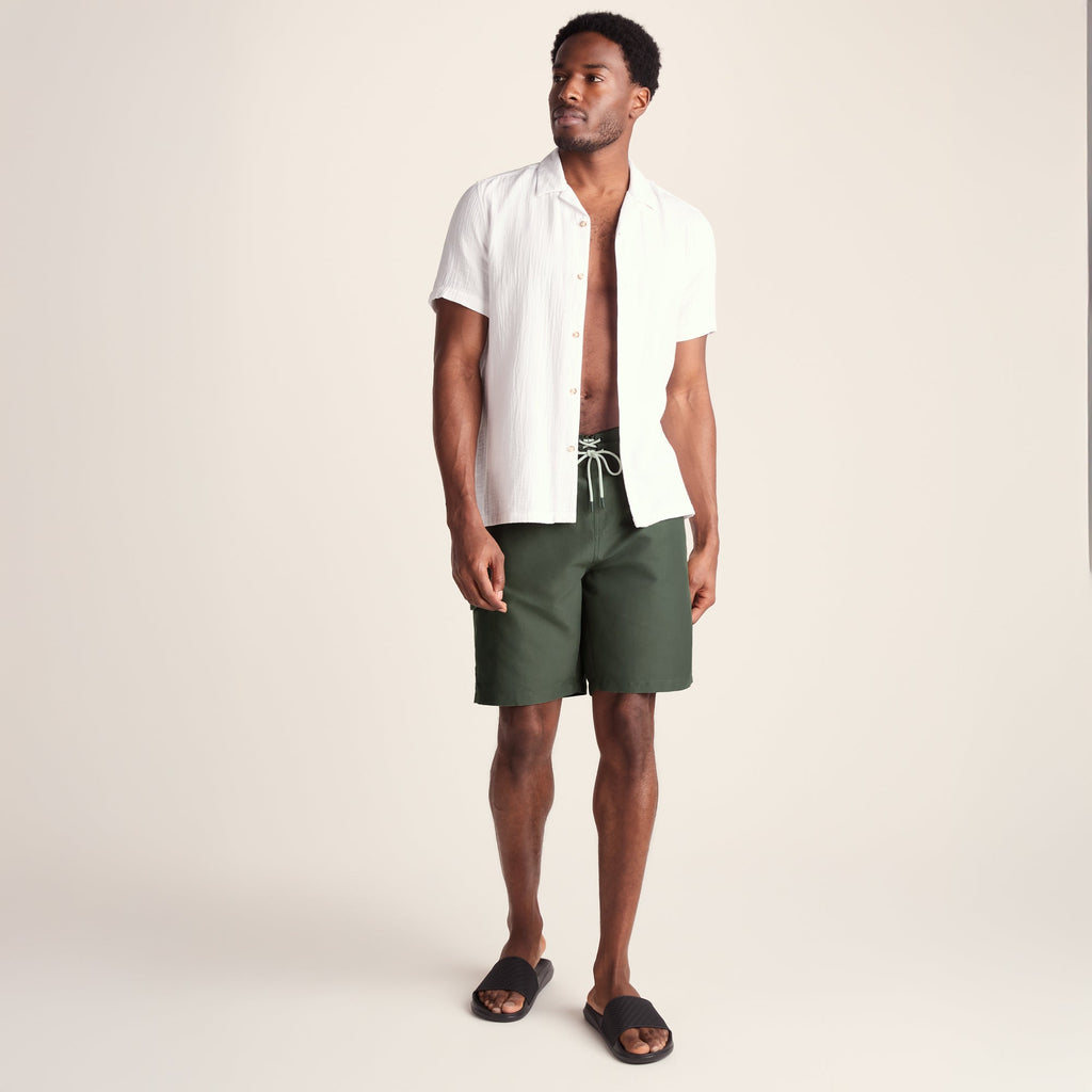 Aslan Mens Swimshorts - Forage Green - Image 2