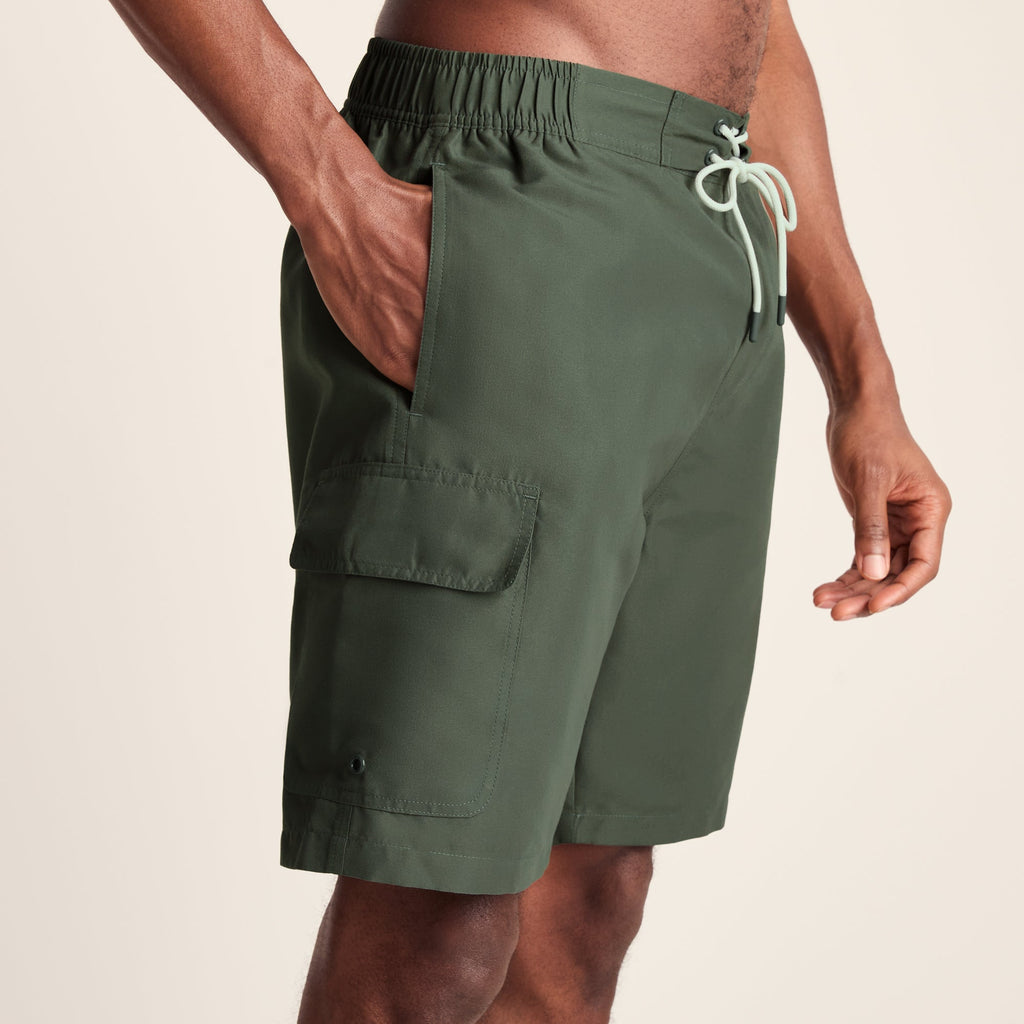 Aslan Mens Swimshorts - Forage Green - Image 5