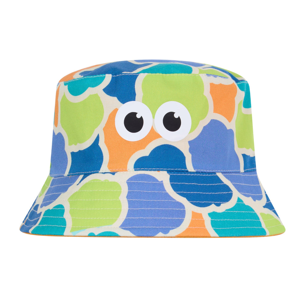 Balkhi Kids Shaun the Sheep Bucket Hat - Lime Cloud Print - Image 6