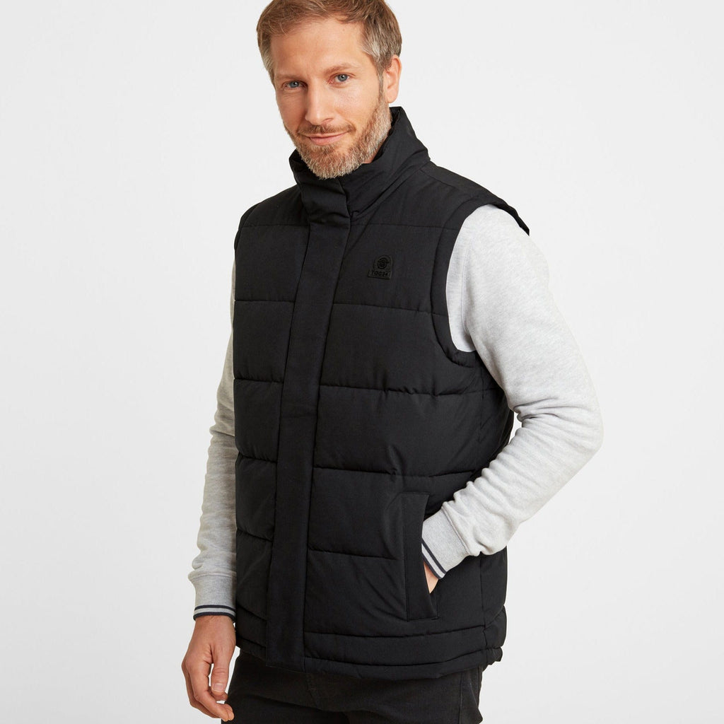 Barmston Mens Insulated Gilet - Black - Image 2