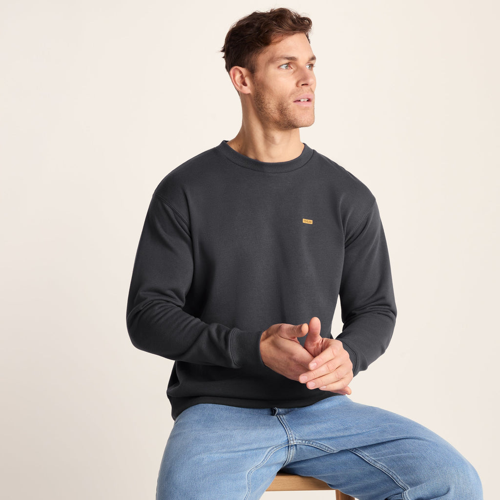 Barnaby Mens Relaxed Fit Supersoft Sweat - Deep Slate - Image 5