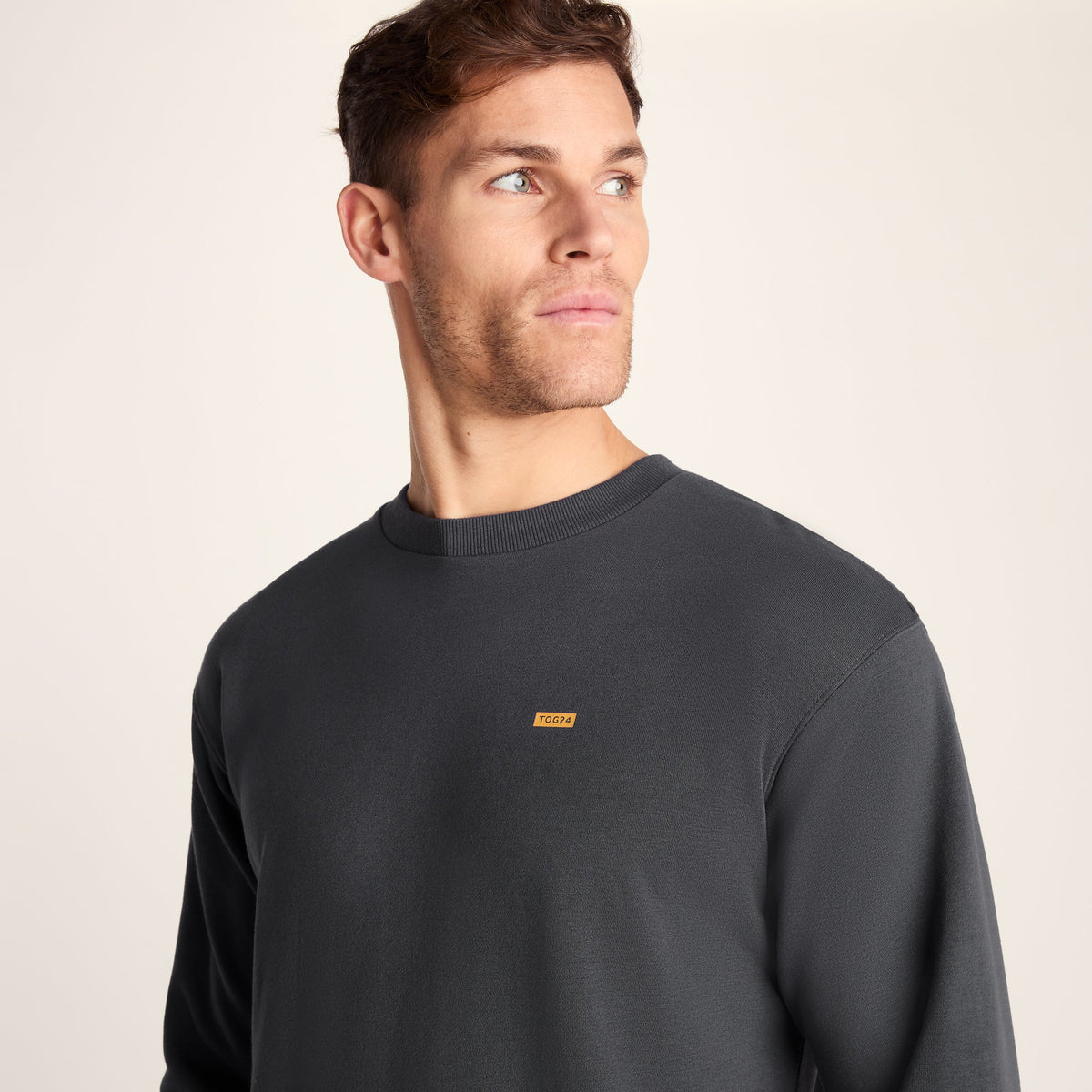Barnaby Mens Relaxed Fit Supersoft Sweat - Deep Slate - Image 6