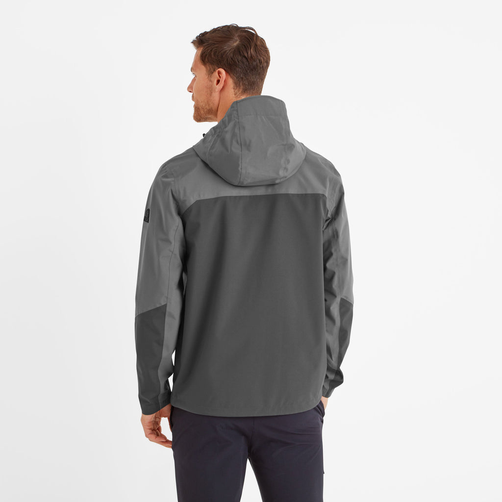 Bowston Mens Performance Waterproof Jacket - Soot Grey - Image 4