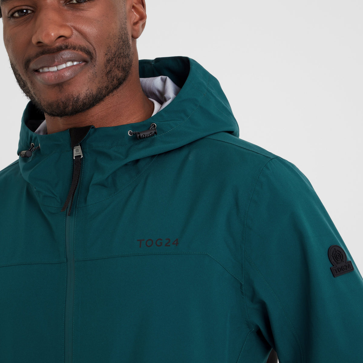 Bowston Mens Performance Waterproof Jacket - Petrol Green - Image 4
