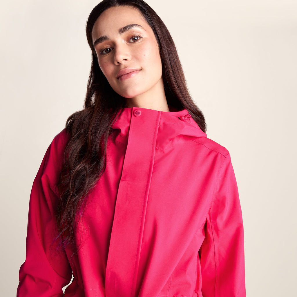 Burradon Womens Waterproof Jacket - Magenta Pink - Image 6