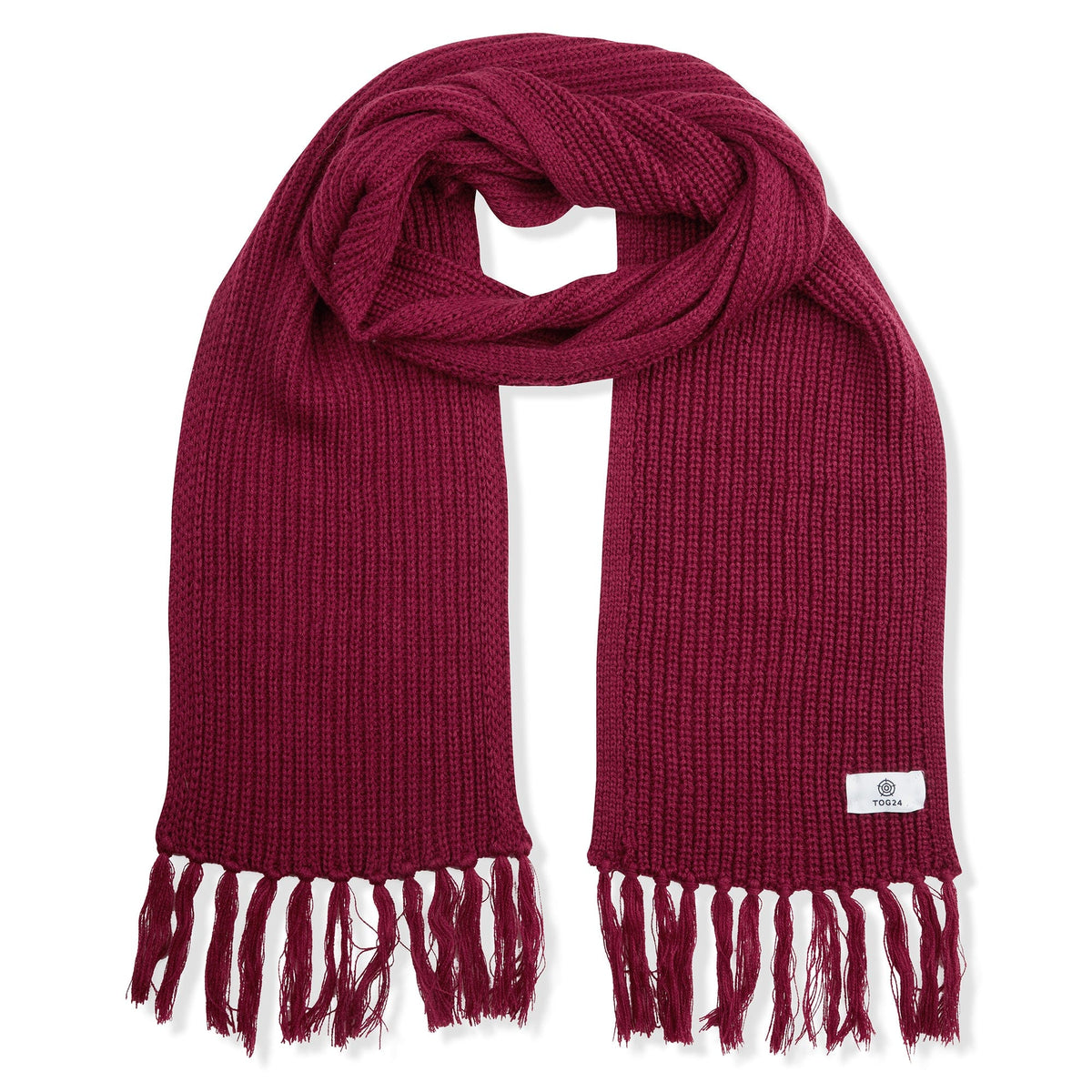 Burrell Scarf - Raspberry - Image 2