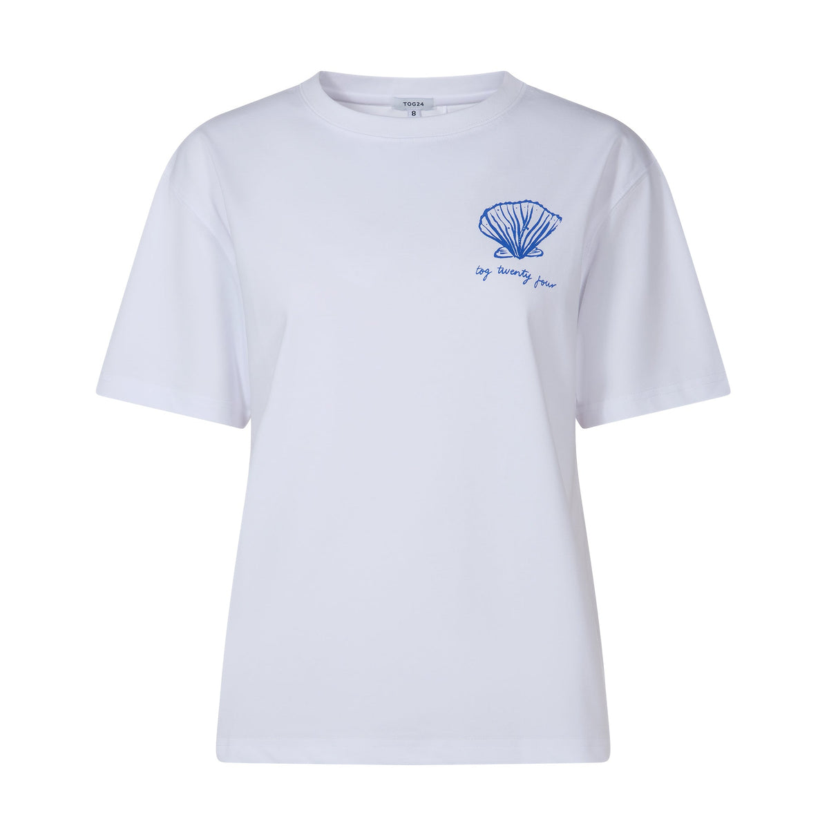 Caggie Womens Relaxed Fit Premium Supersoft Emmy Lupin T-Shirt - Optic White - Image 7