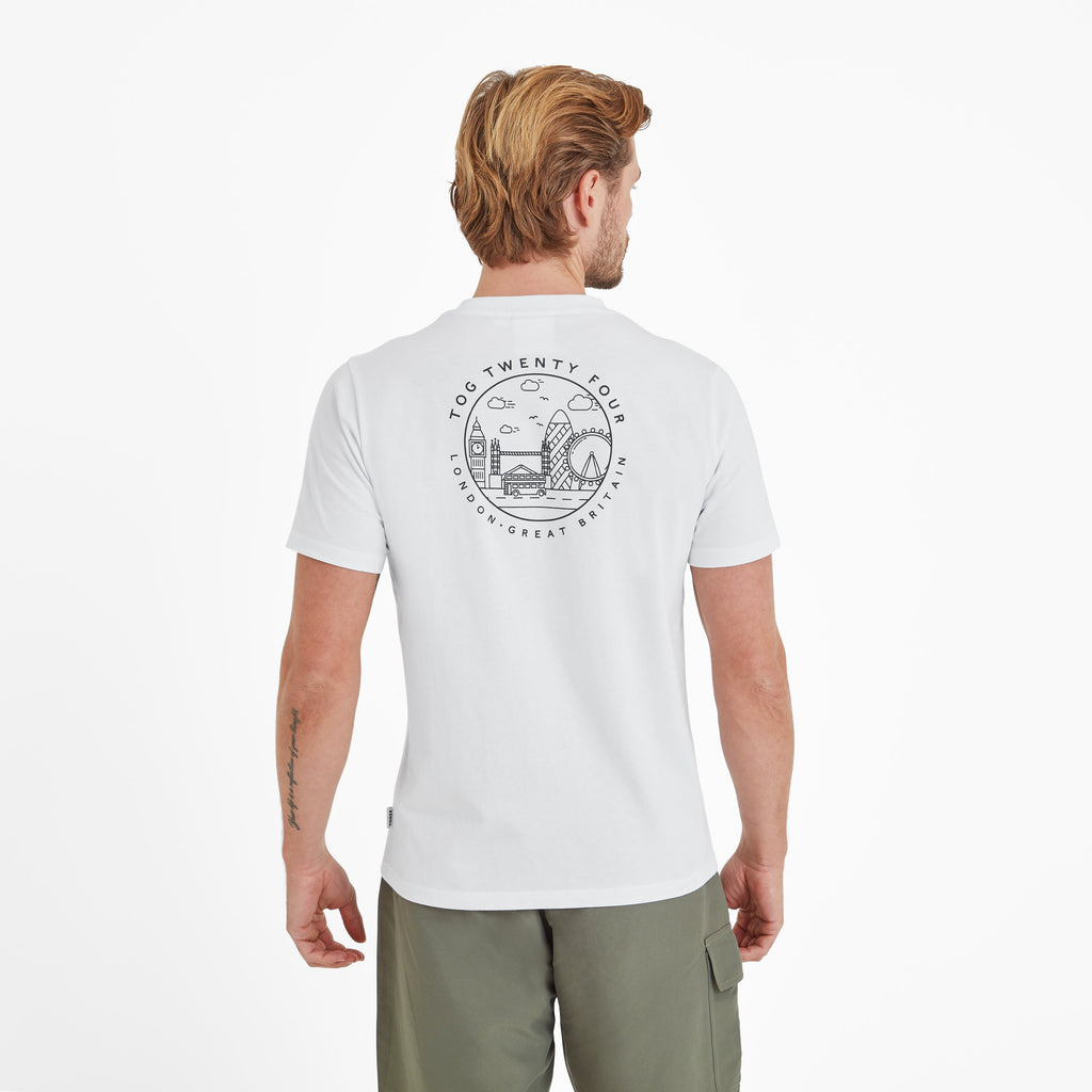 Capital Mens T-Shirt - Optic White - Image 3