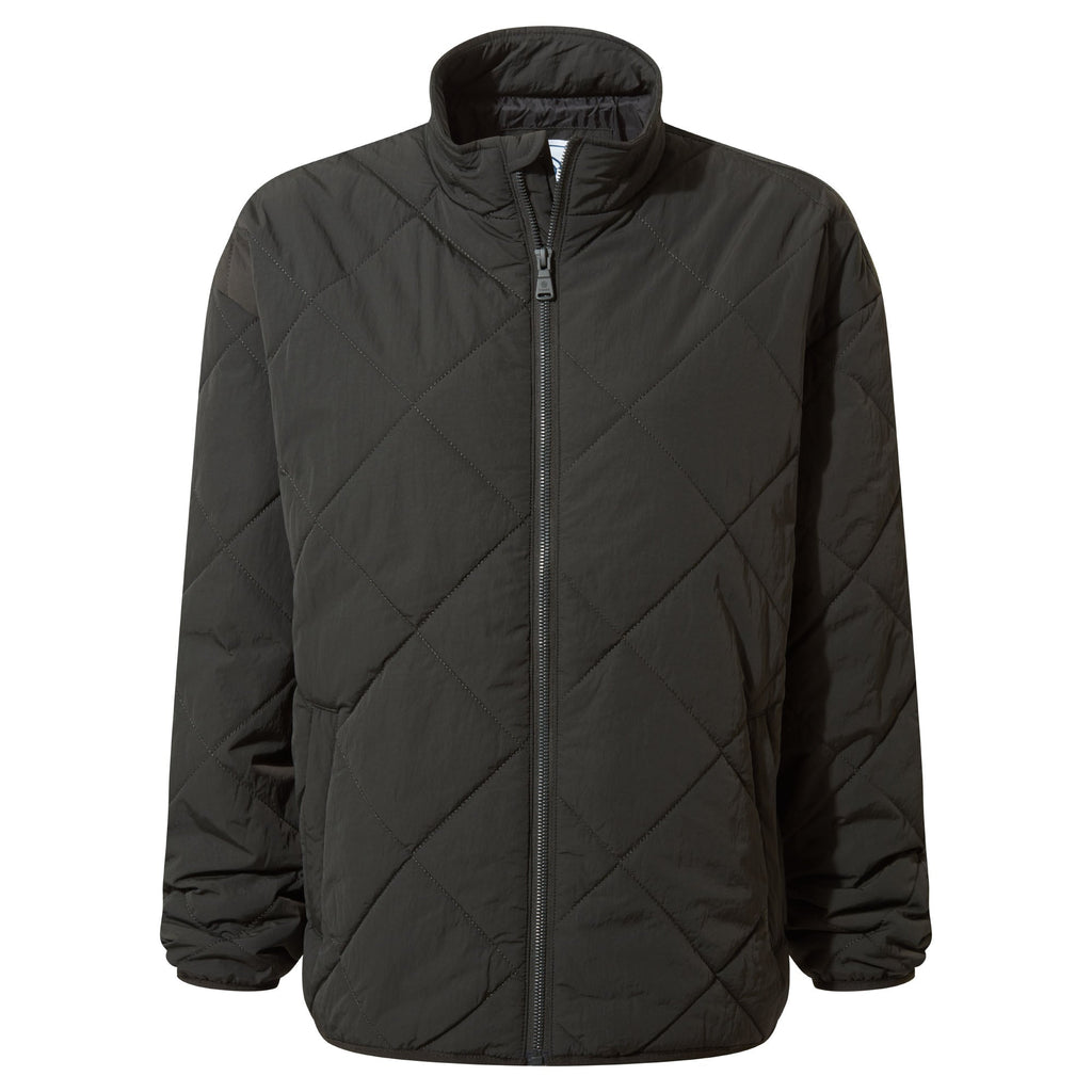 Cirnan Womens Shower Resistant Insulated Packaway Jacket - Washed Black - Image 8