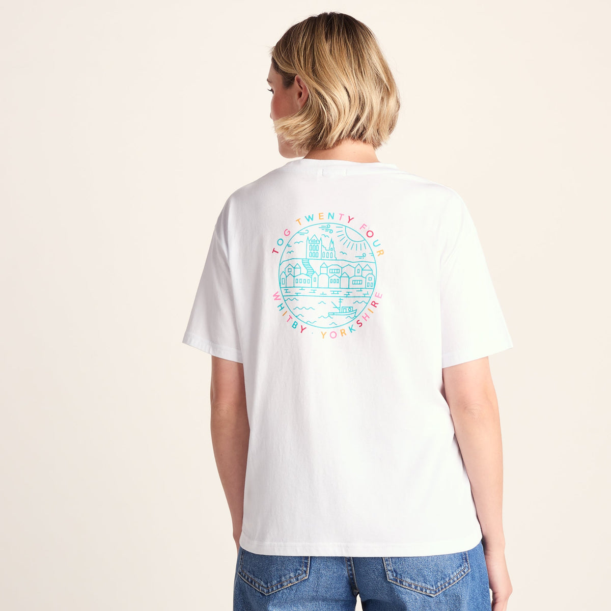 Coast Womens 100% Cotton Supersoft Relaxed Fit T-Shirt - Optic White - Image 3