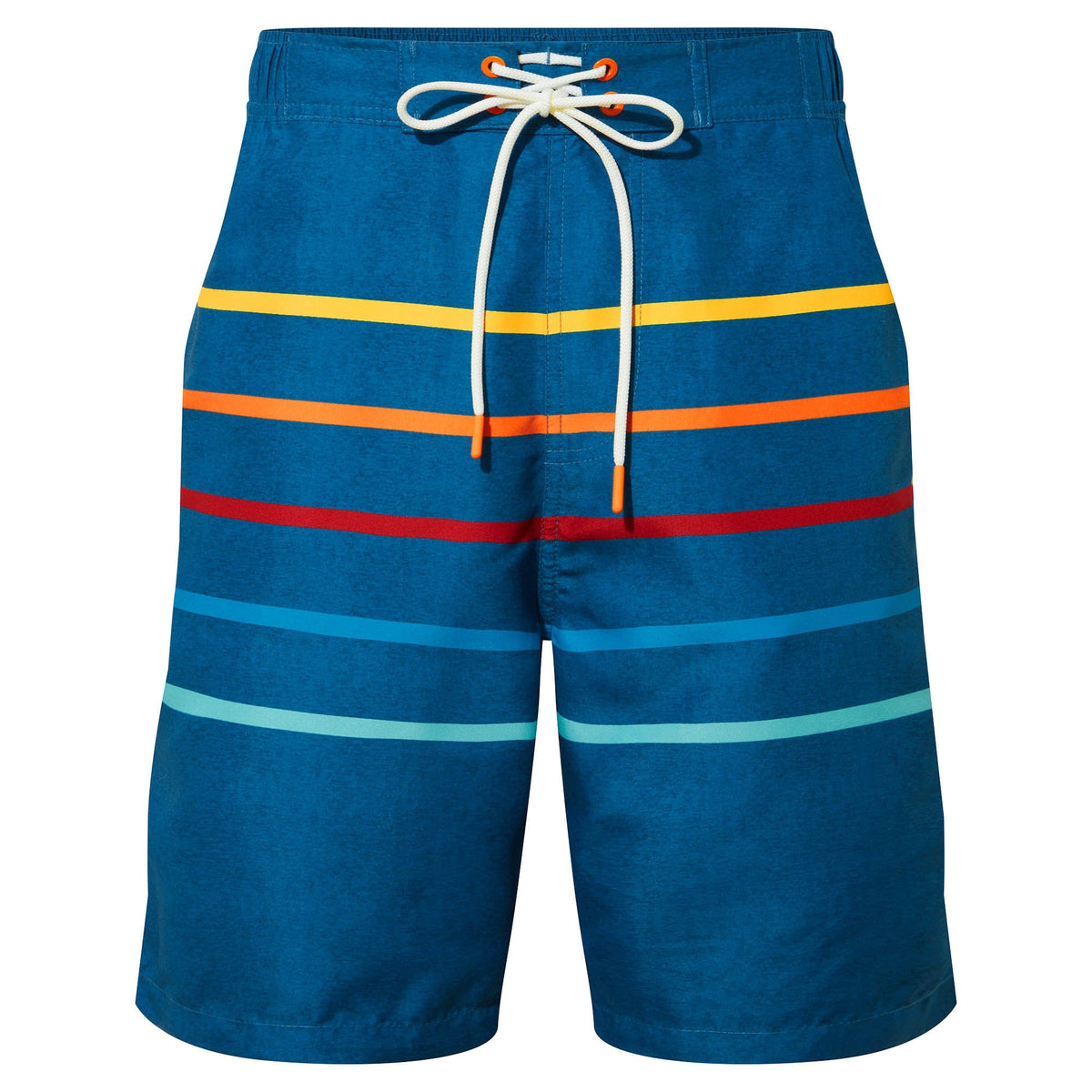 Colton Mens Swimming Shorts - Steel Blue Marl - Image 5