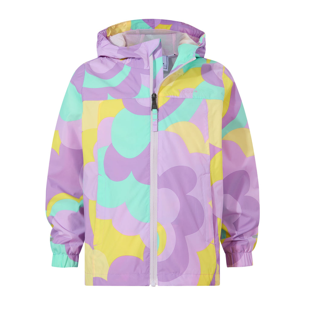 Copley Kids Waterproof Jacket - Lilac Cloud Print - Image 9