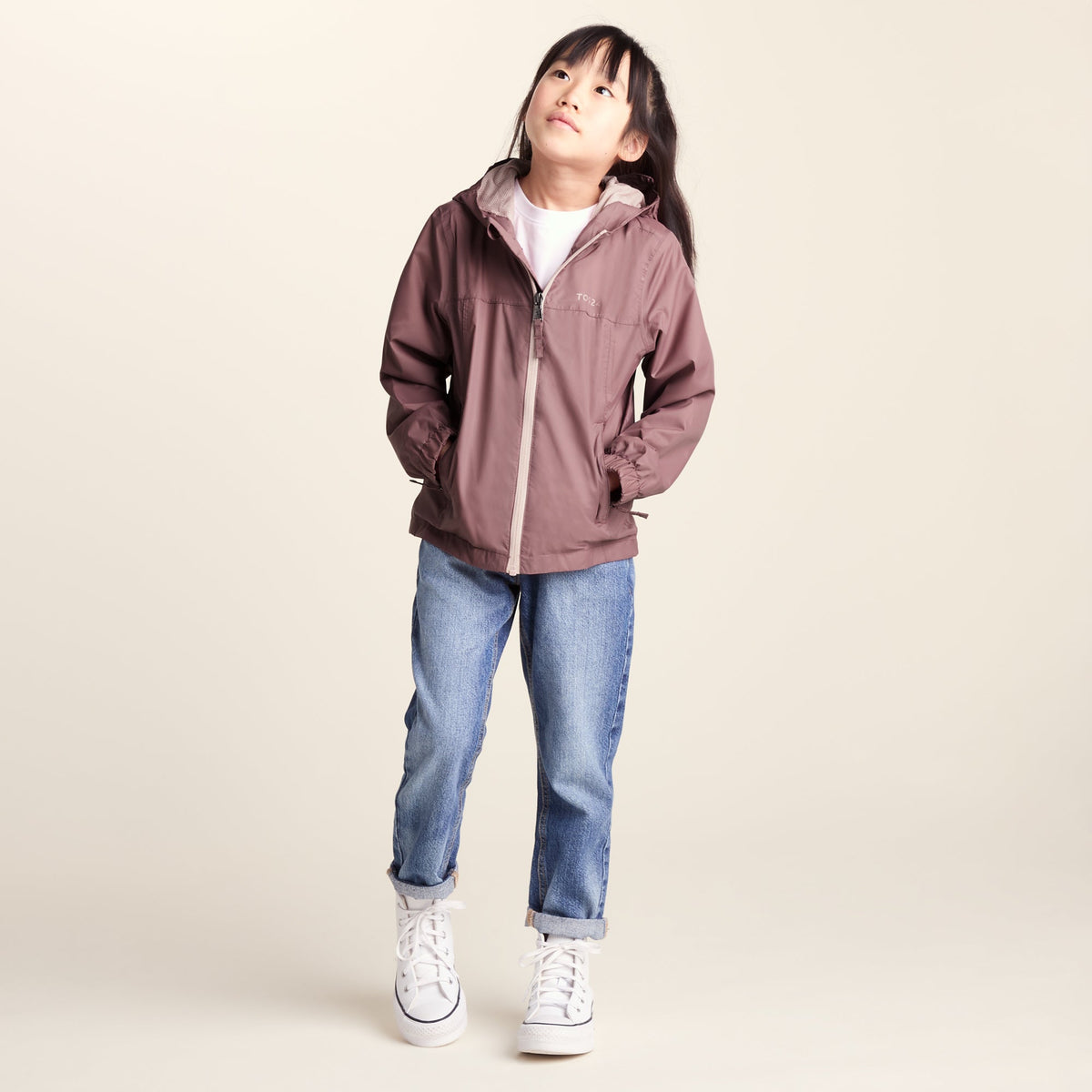 Copley Kids Waterproof Jacket - Mauve - Image 2