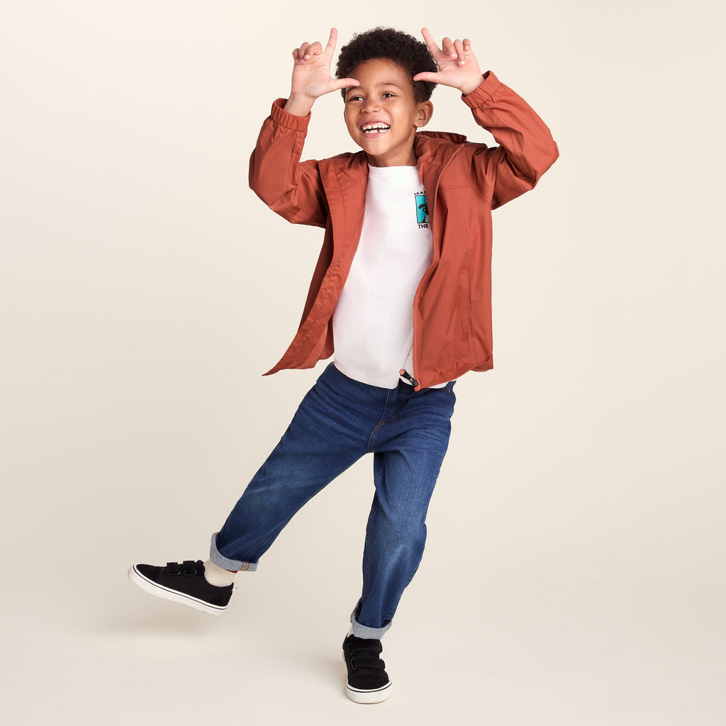 Copley Kids Waterproof Jacket - Canyon Orange - Image 2