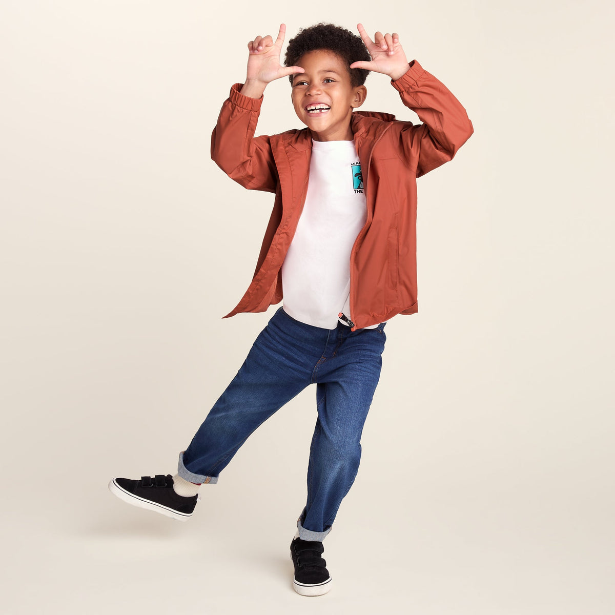 Copley Kids Waterproof Jacket - Canyon Orange - Image 2