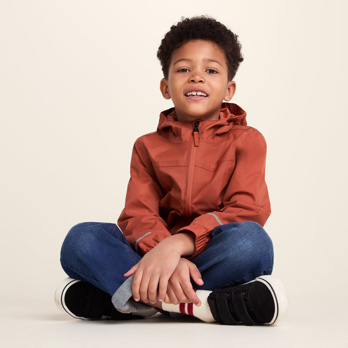 Copley Kids Waterproof Jacket - Canyon Orange - Image 4