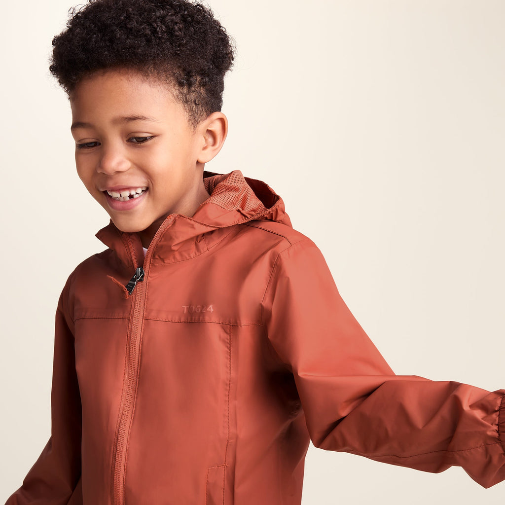 Copley Kids Waterproof Jacket - Canyon Orange - Image 6