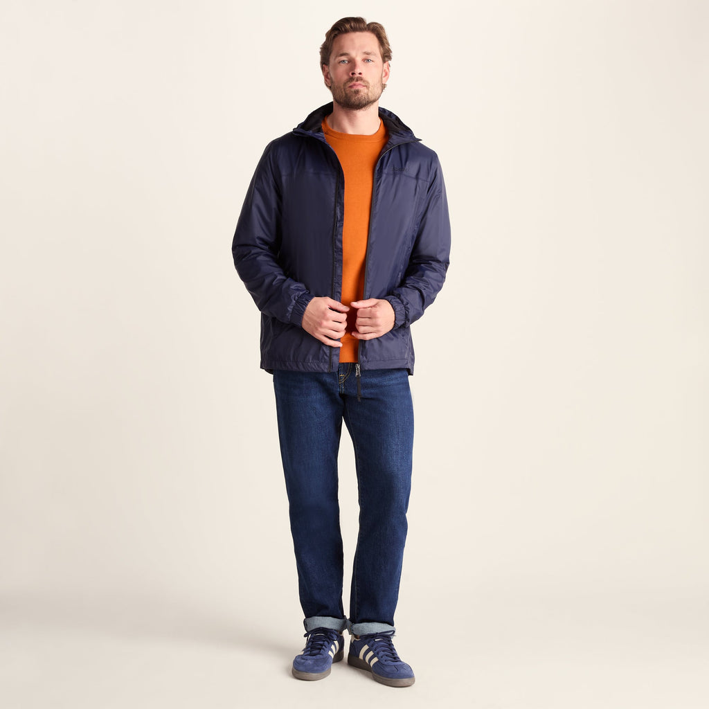 Craven Mens Waterproof Packaway Jacket - Navy - Image 2