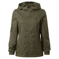 Craven Womens Waterproof Packaway Jacket - Khaki - Image 9